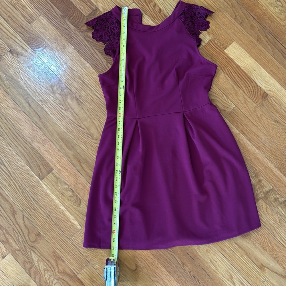 NWT Speechless Raspberry Mini Dress - Picture 8 of 9